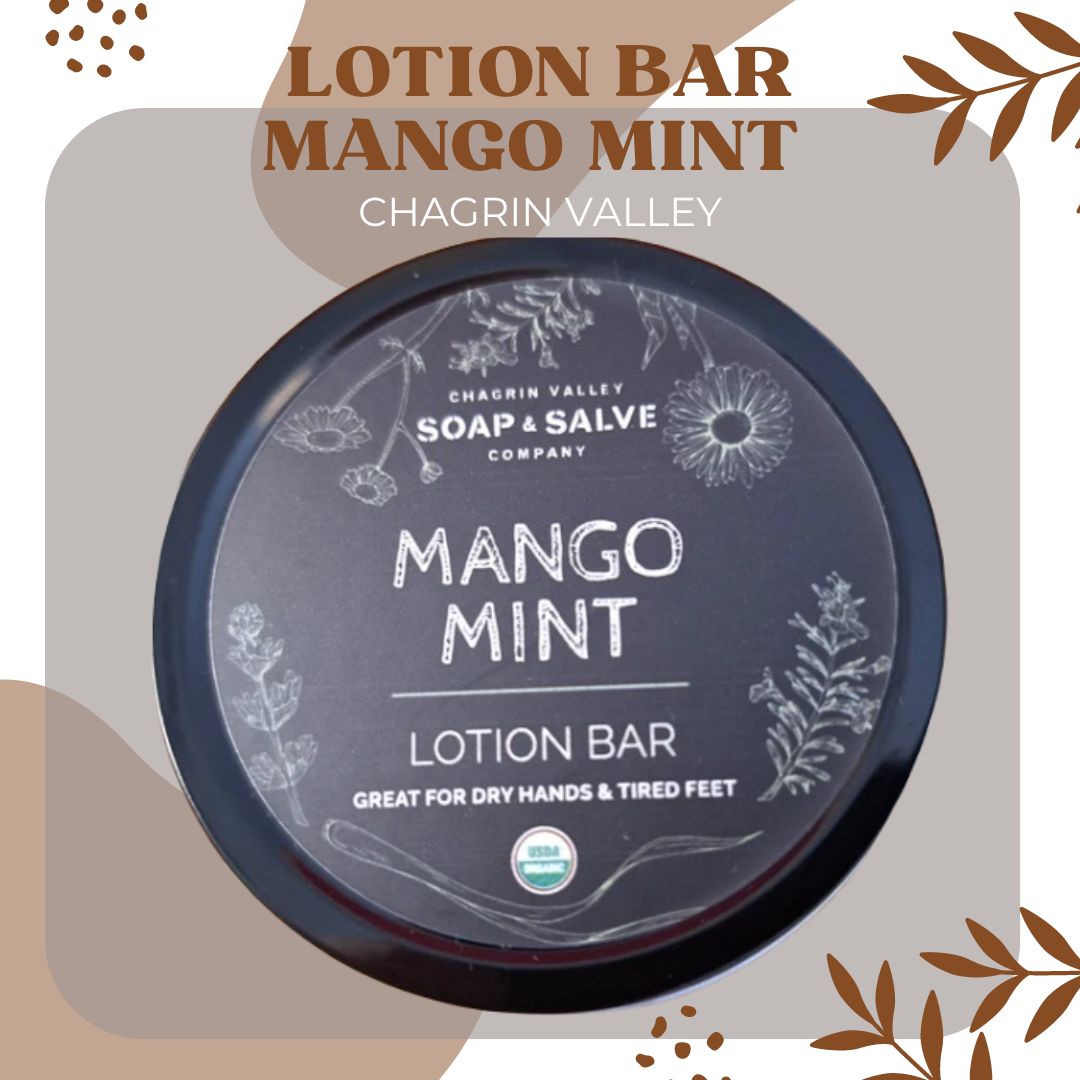 Chagrin Valley Mango Mint Lotion Bar