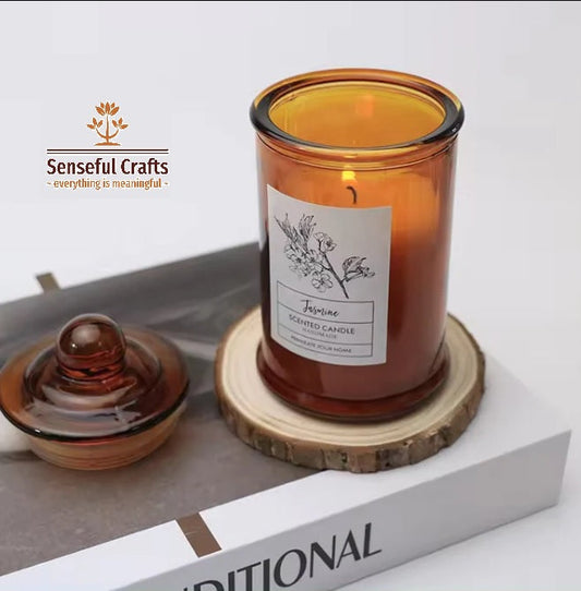 Jasmine Scented Candle - Apothecary Jar