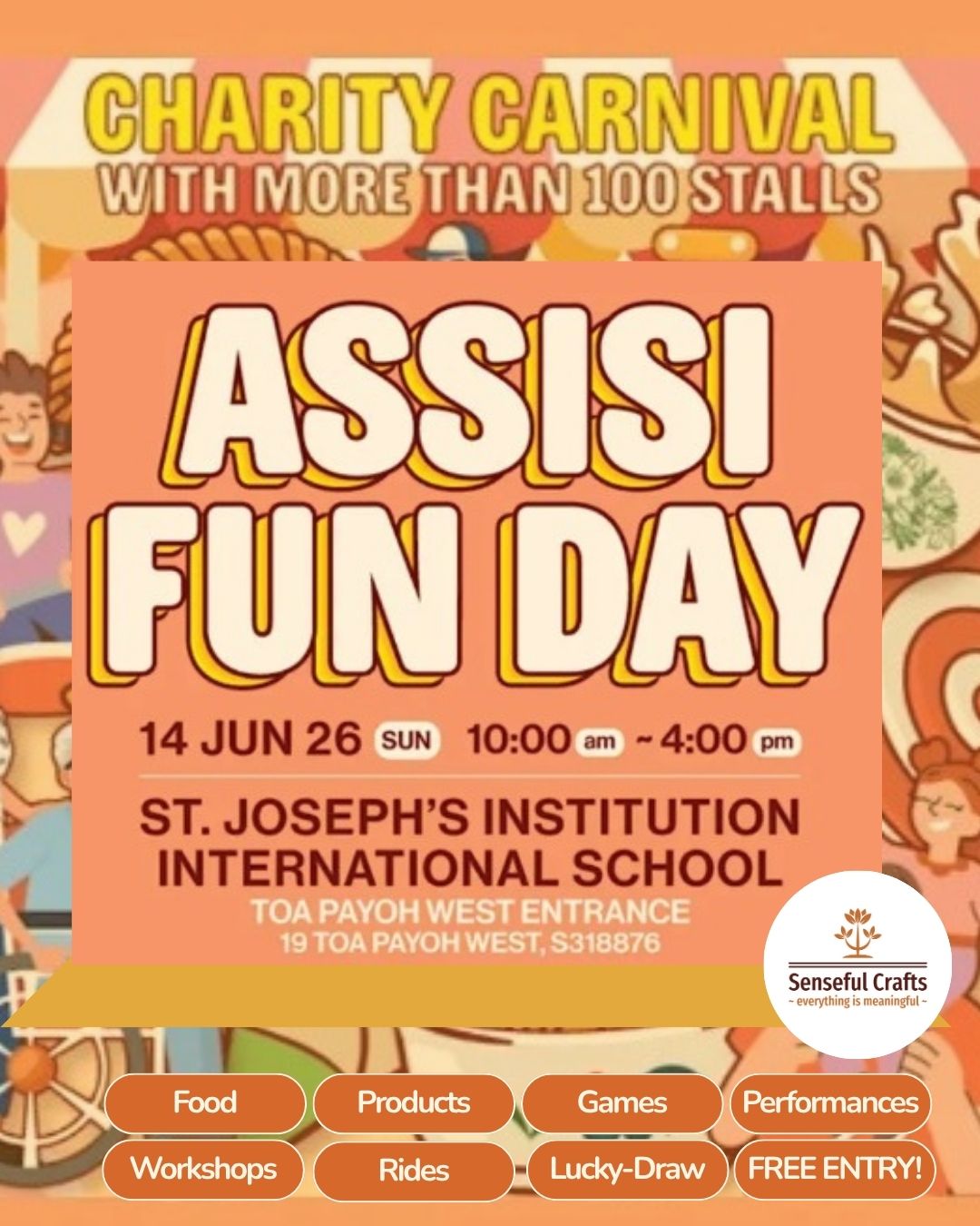 Senseful Crafts at Assisi Fun Day 2026