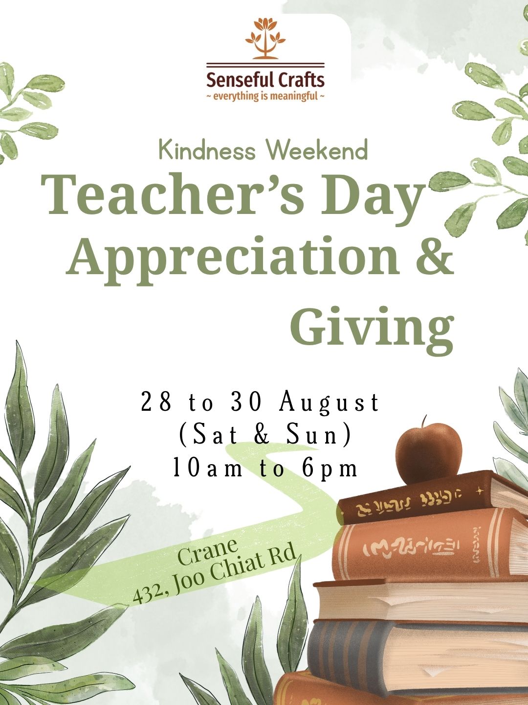 Senseful Crafts at Teacher's Day Appreciation