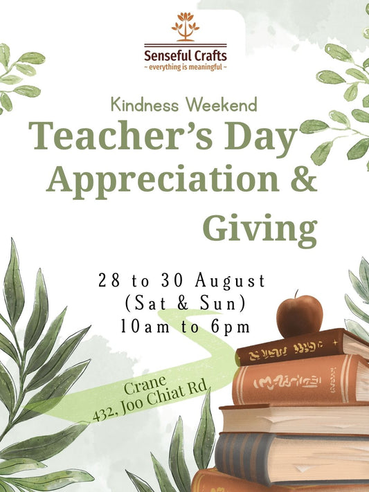 Senseful Crafts at Teacher's Day Appreciation