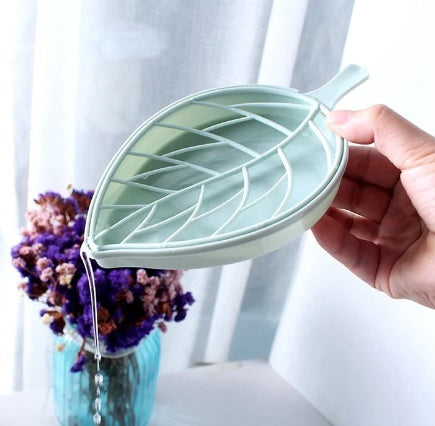 Blue Leaf Soap Dish