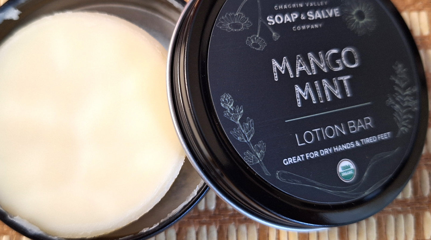 Lotion Bar: Mango Mint (CV)