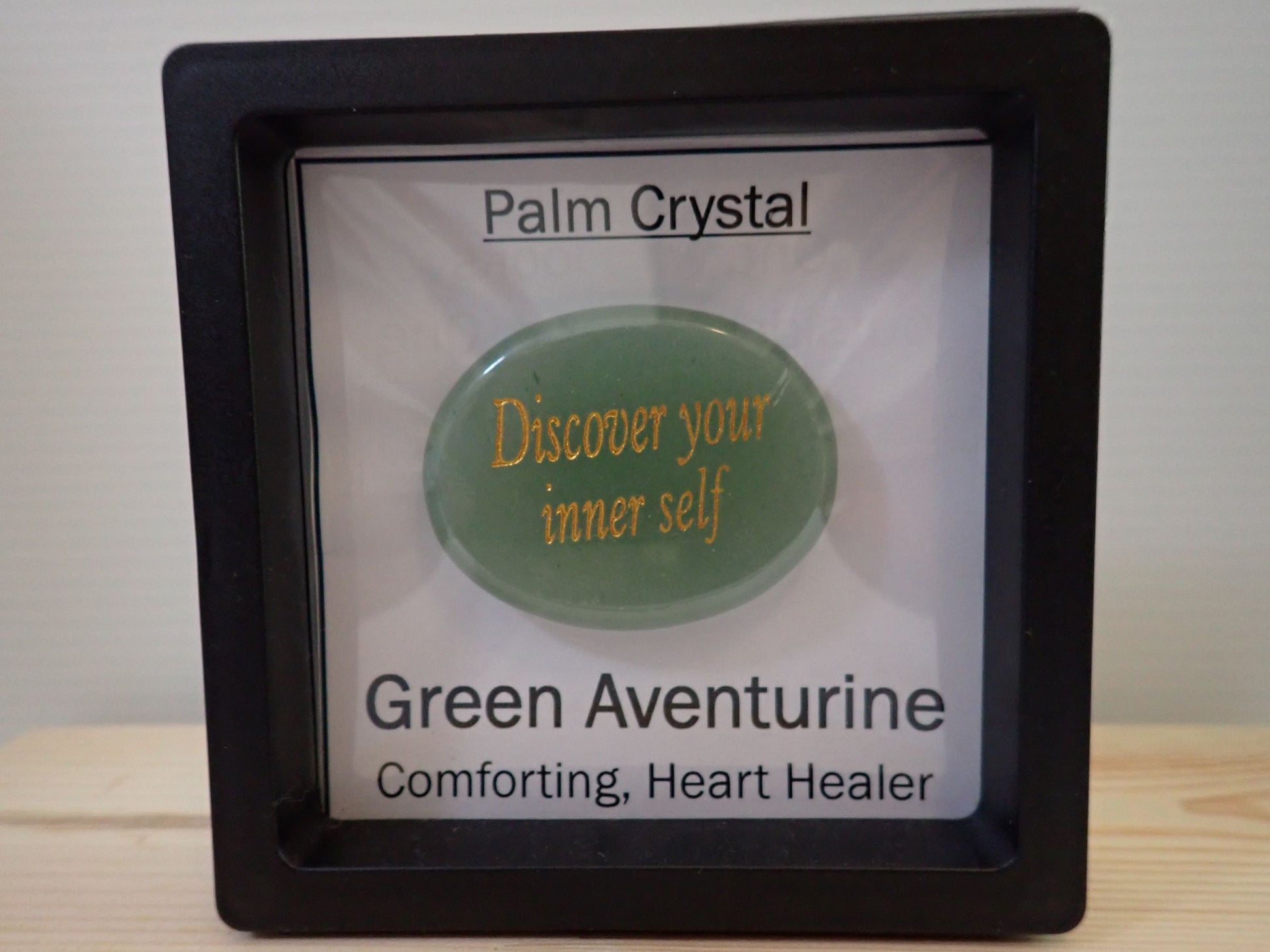 Green Aventurine Palm Stone - Discover your inner self