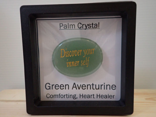 Green Aventurine Palm Stone - Discover your inner self