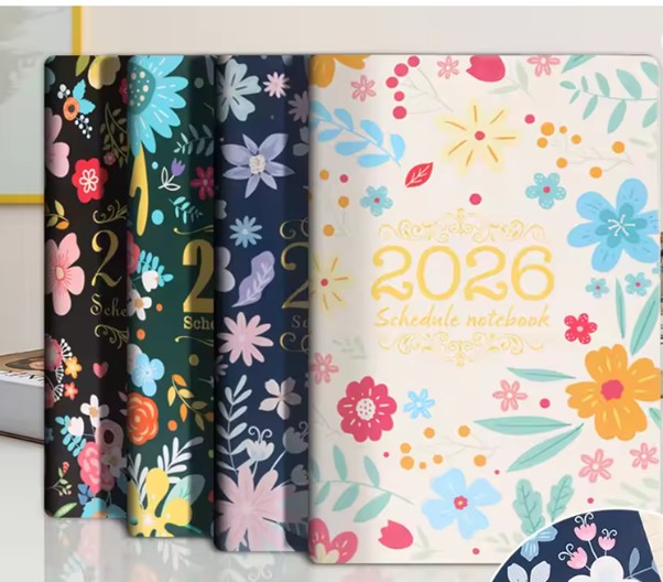 Planner (Flowery Cover): 2026 January till December