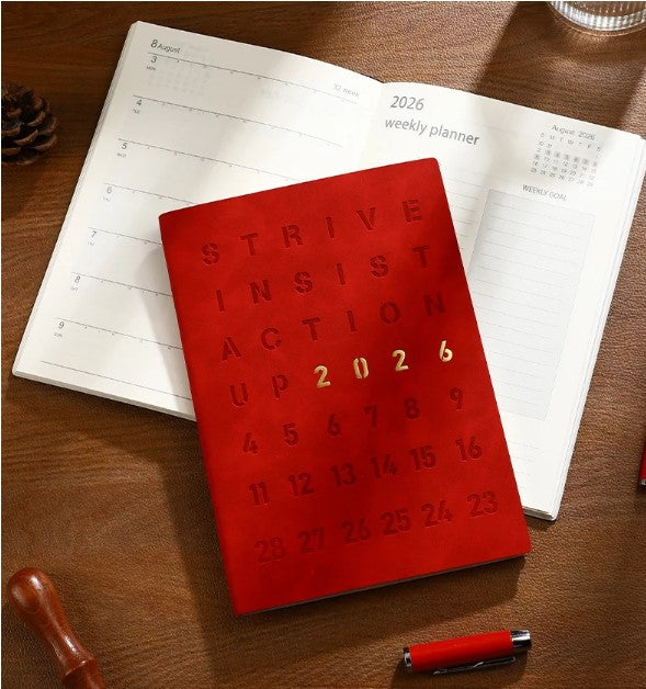 Planner (Velvet Cover): 2026 January till December