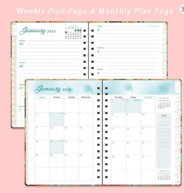 Planner: 2026 January till December
