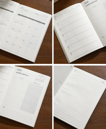 Planner (Velvet Cover): 2026 January till December