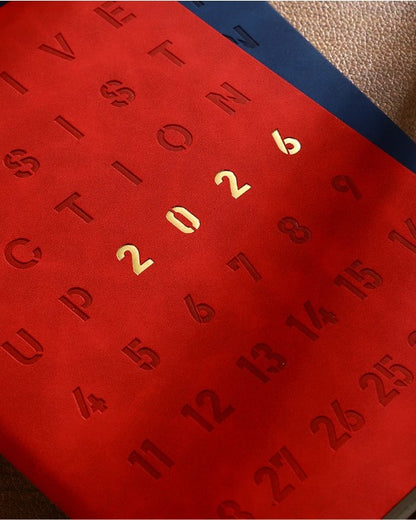 Planner (Velvet Cover): 2026 January till December
