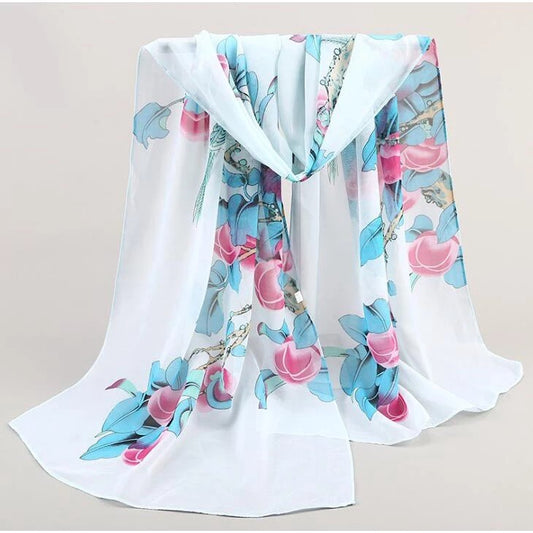 Scarf / Shawl Light Blue