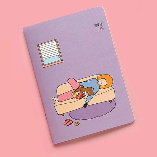 Planner: UNDATED Lavender Shiba