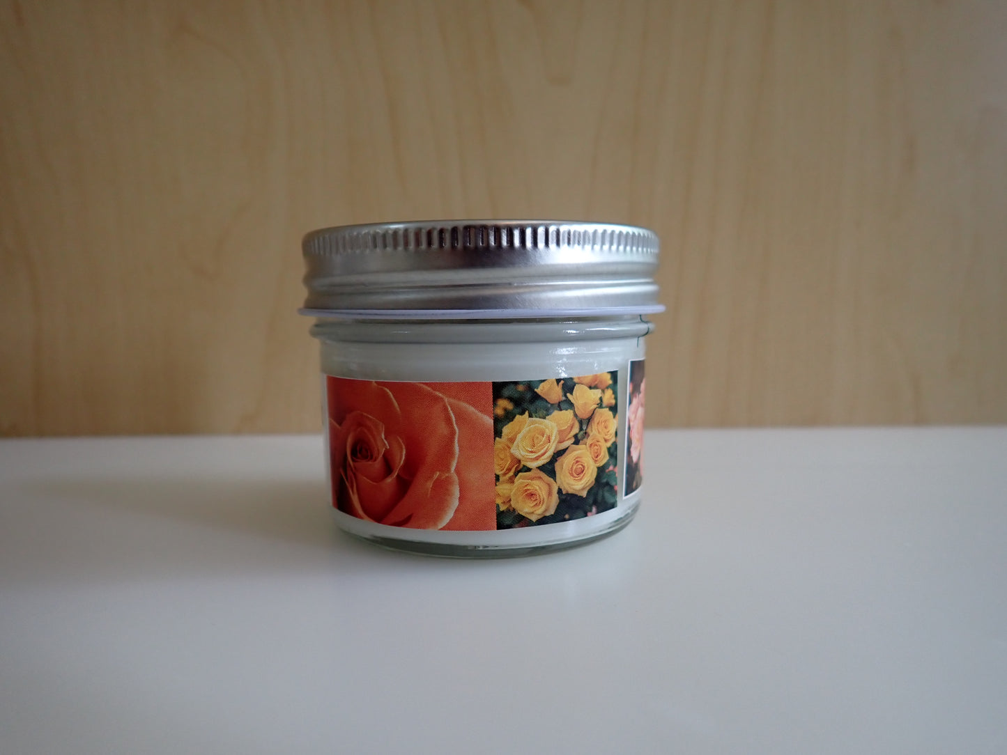 Candles in Glass Jars - Radiant Roses