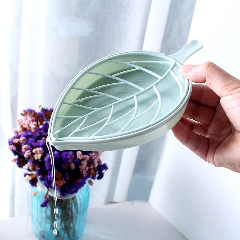 Soap Dish Leaf BLUE (E02)