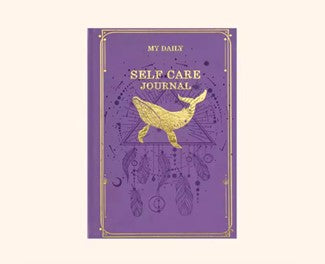 Self Care Journal - Whale (Purple)