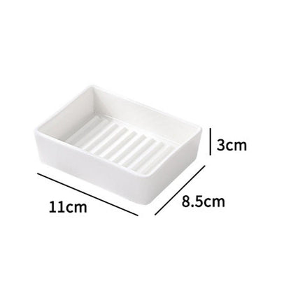 Soap Dish Ceramic White (E06)